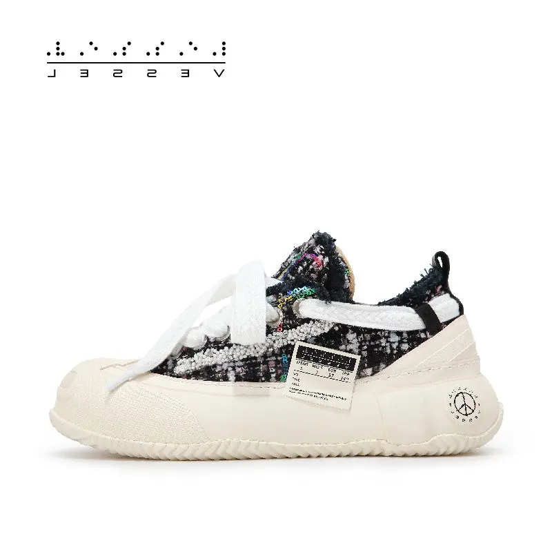 Giay xVESSEL G.O.P. 2.0 MARSHMALLOW Lows 'Black Tweed' S22X46B