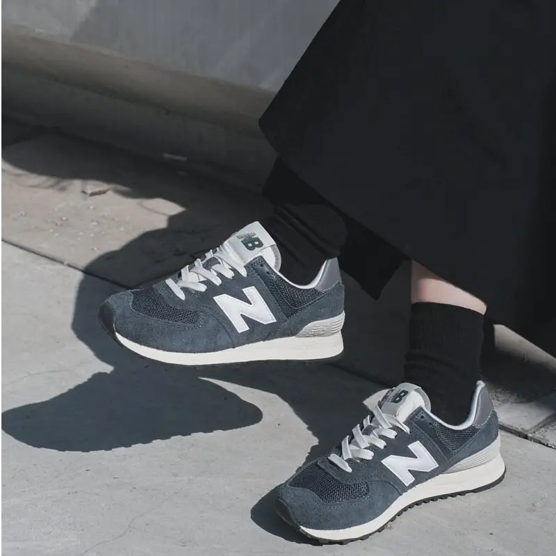 Alternative view of Giày New Balance 574 Heritage 'Navy' U574RH2