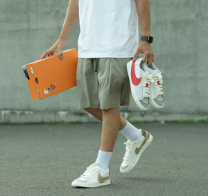 Alternative view of Giày Nike Blazer Low 77 Jumbo 'Khaki Hazel Rush' DZ2772-121