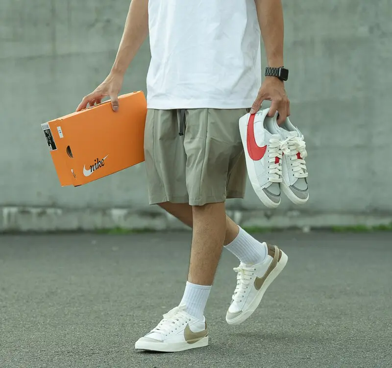 Alternative view of Giày Nike Blazer Low 77 Jumbo 'Khaki Hazel Rush' DZ2772-121