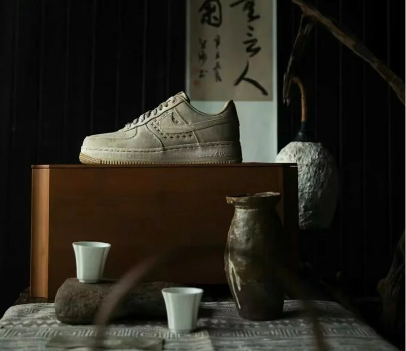 Giày Nike Air Force 1 Low 'NAI-KE Tan Canvas' DV4247-211 - Ảnh 5