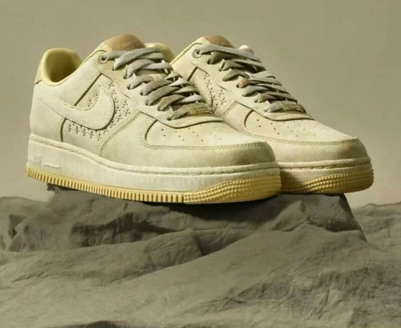 Giày Nike Air Force 1 Low 'NAI-KE Tan Canvas' DV4247-211 - Ảnh 3