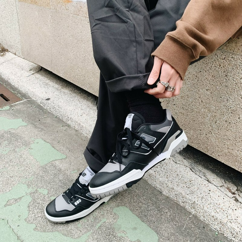 Giày New Balance 550 'Grey Black' BB550SR1 - Ảnh 6