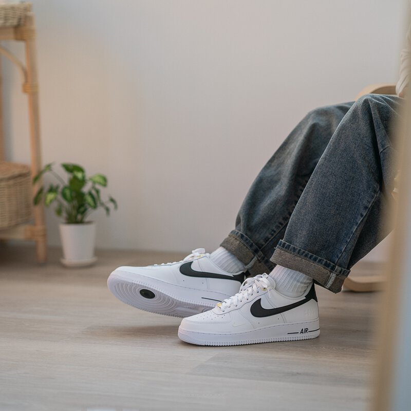 Giày Nike Air Force 1 Low '07 LV8 'White Black' DQ7658-100 - Ảnh 6