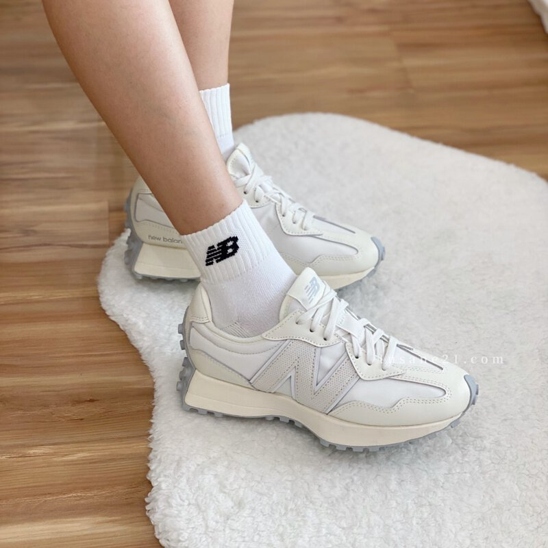 Giày New Balance 327 'White Pack' MS327WP - Ảnh 3