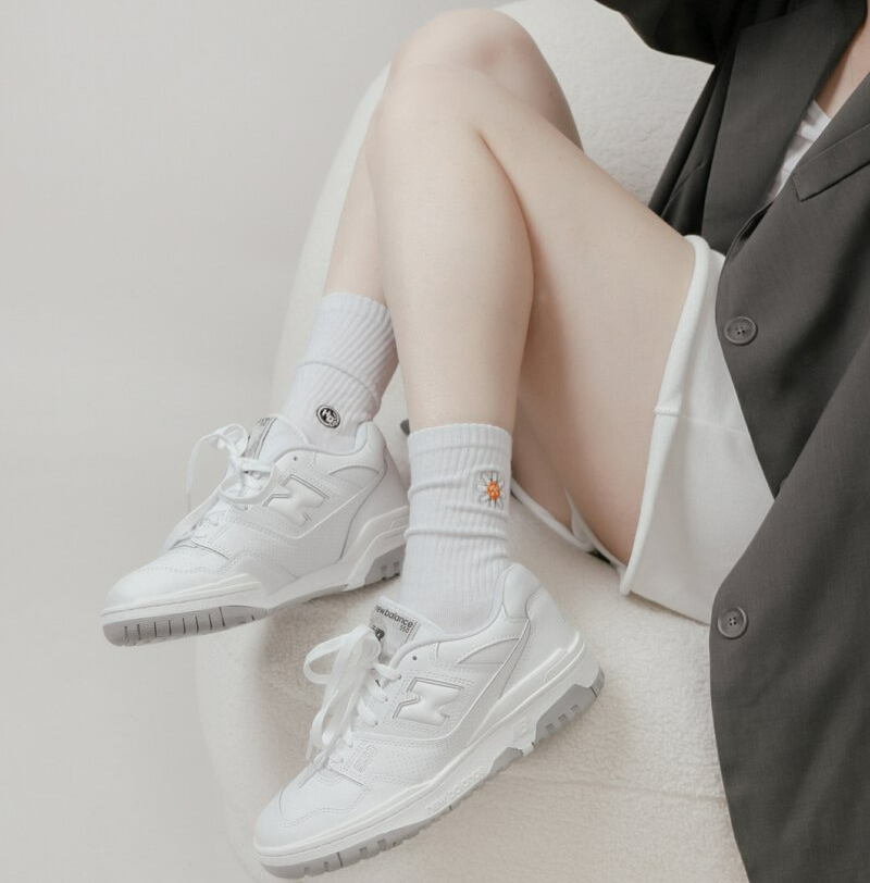 Giày New Balance 550 'White Grey' BB550PB1 - Ảnh 3