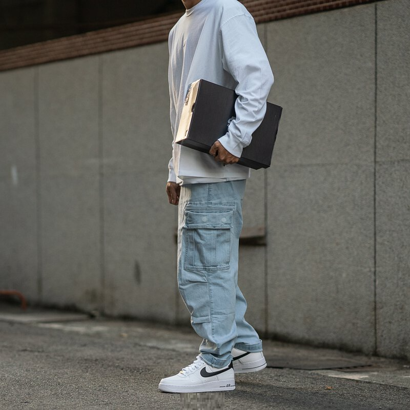 Giày Nike Air Force 1 Low '07 LV8 'White Black' DQ7658-100 - Ảnh 4