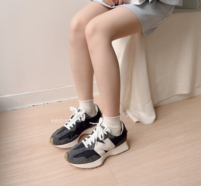 Giày New Balance 327 'Black Phantom' MS327KB1 - Ảnh 5