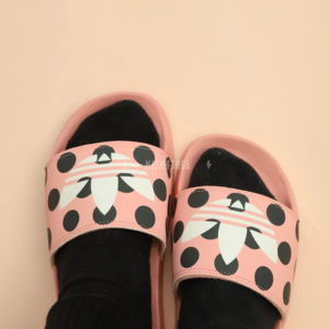 Alternative view of Dép Adidas Wmns Adilette Lite Slides 'Trefoil Logo Polka Dot Pink' FU9149