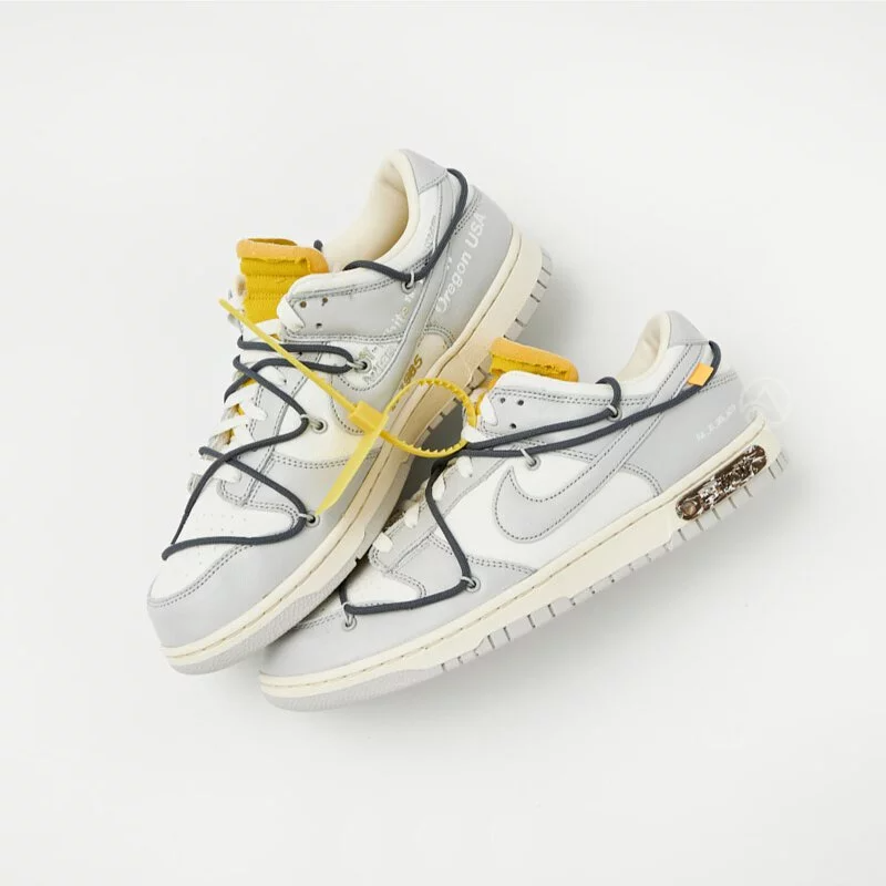 Giày Nike Off-White x Dunk Low 'Lot 41 Of 50' DM1602-105 - Ảnh 6