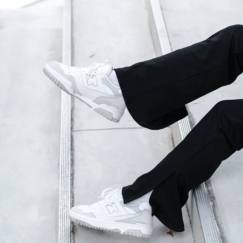 Alternative view of Giày New Balance 550 'White Grey' BB550NCB