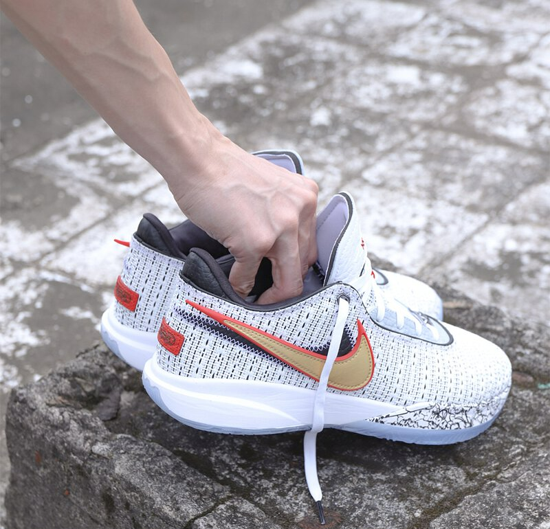 Giày Nike LeBron XX EP 'White Metalic Gold' DJ5422-100 - Ảnh 6