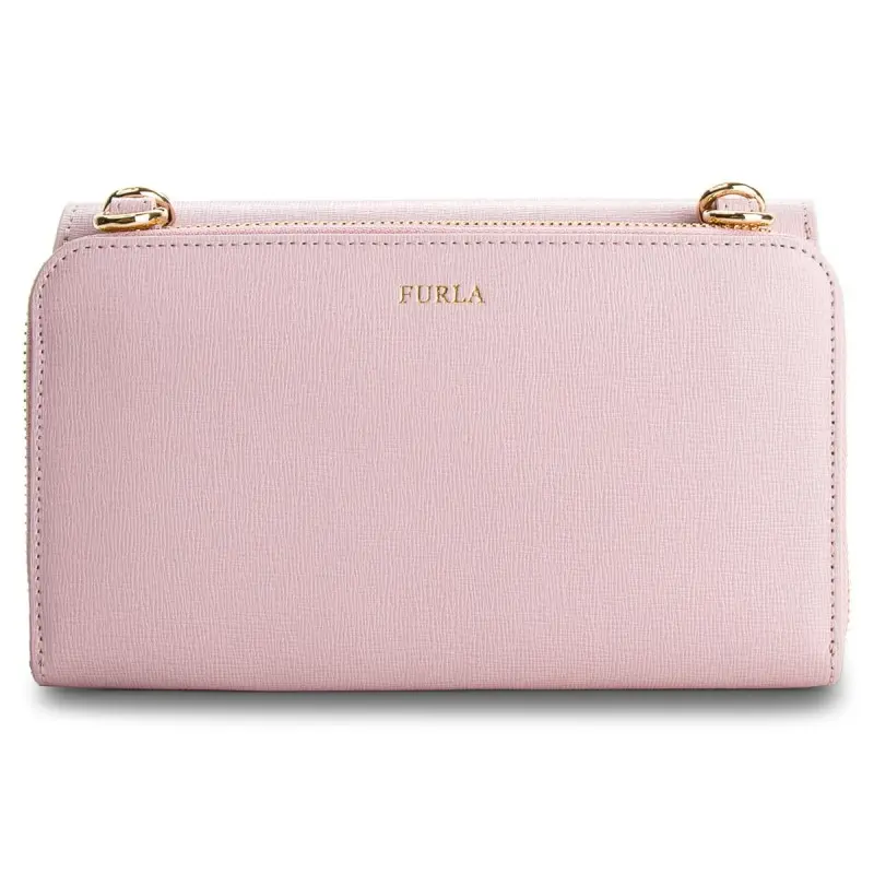 Túi Furla Riva Leather Double Crossbody 'Camelia E' 962671 - Ảnh 5
