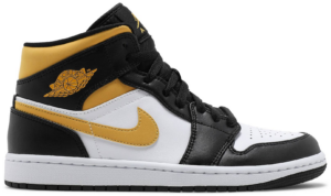 Giày Nike Air Jordan 1 Mid 'Black University Gold' 554724-177