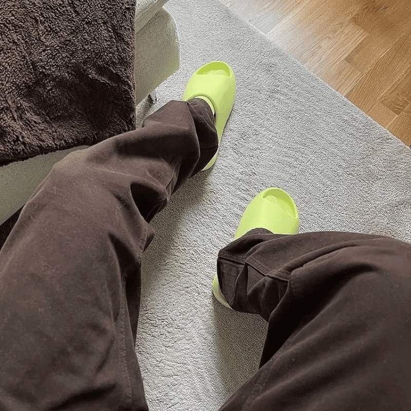 Dép Adidas Yeezy Slide 'Glow Green' HQ6447 - Ảnh 6