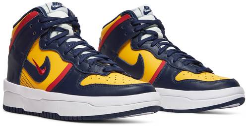 Giày Nike Wmns Dunk High Up Rebel 'Michigan' DH3718-701 - Ảnh 3
