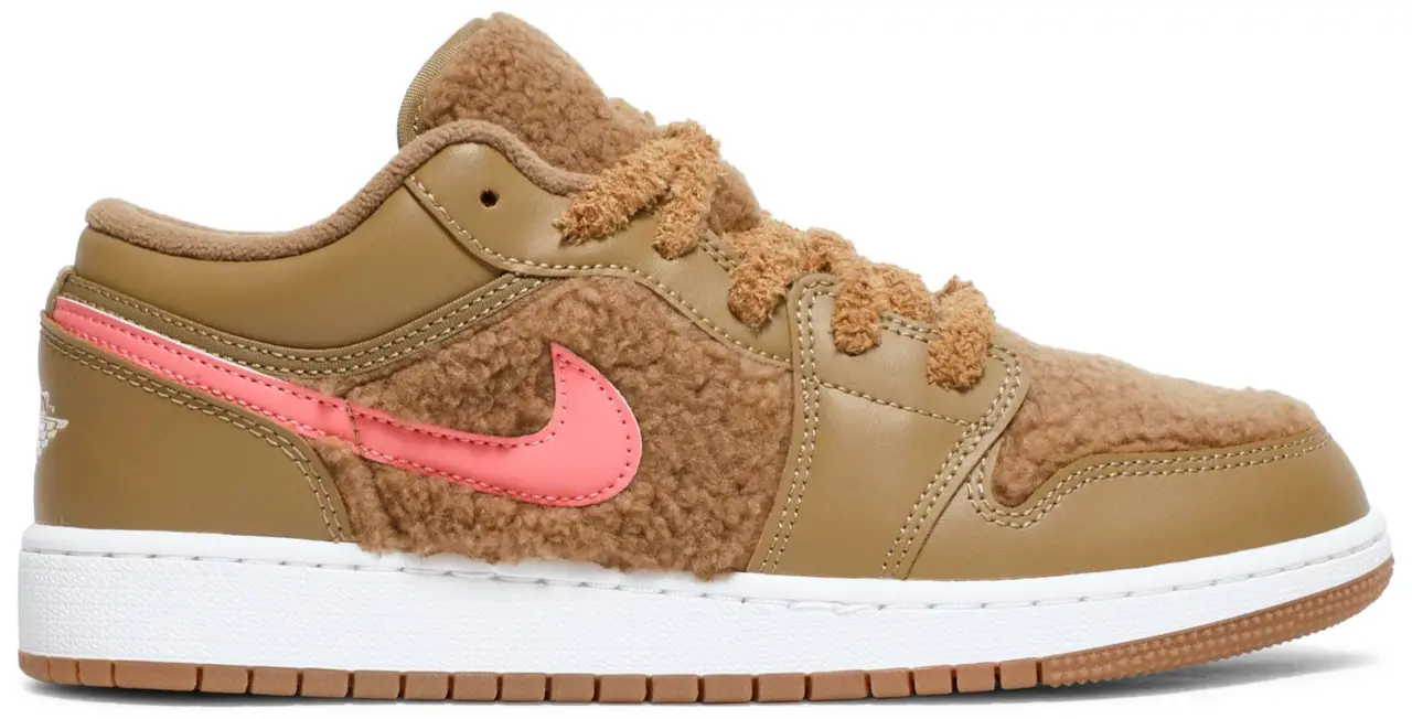 Giày Nike Air Jordan 1 Low Utility GS 'Teddy Bear' DO2233-264