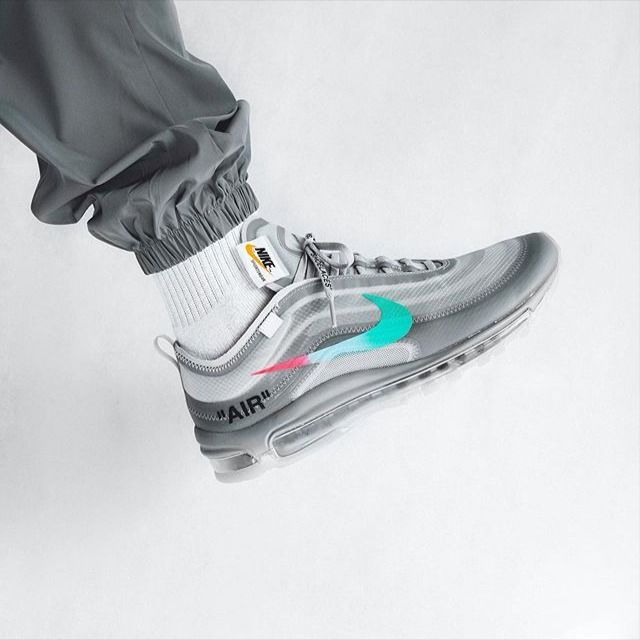 Giày Nike Off-White x Air Max 97 'Menta' AJ4585-101 - Ảnh 5