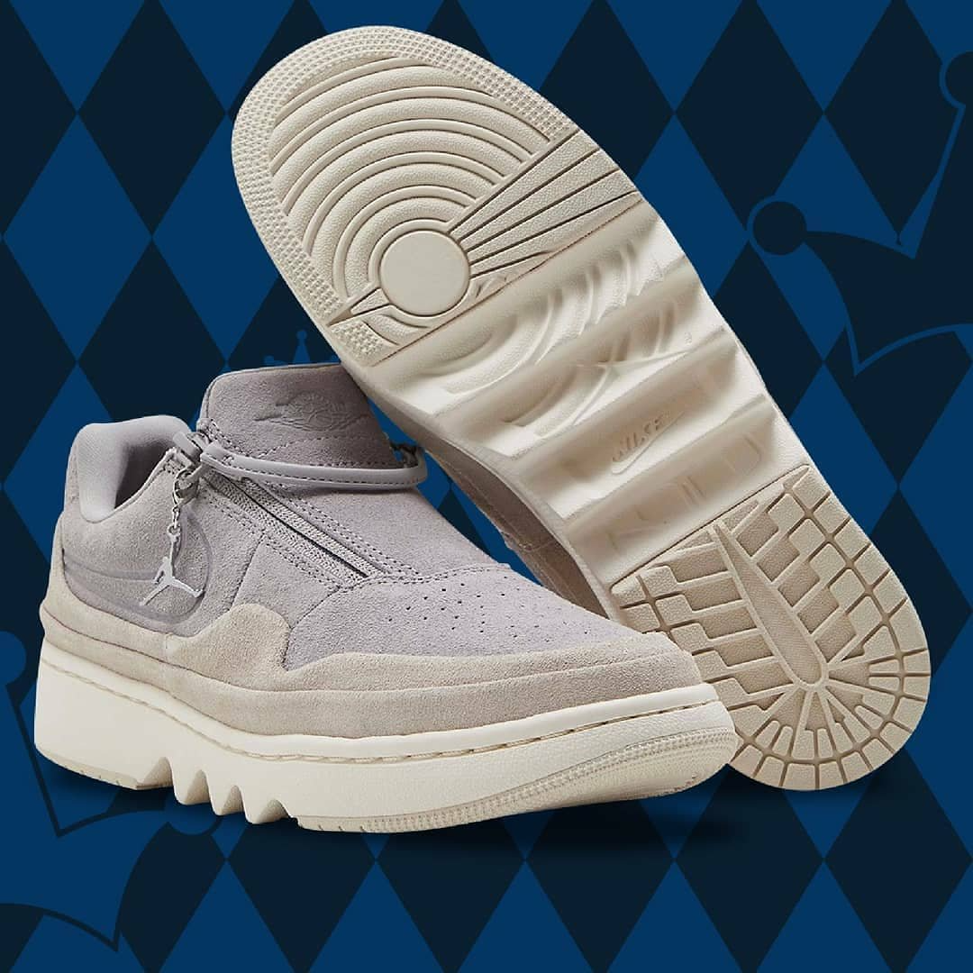 Giày Nike Wmns Air Jordan 1 Jester XX Low 'Atmosphere Grey' AV4050-002 - Ảnh 4