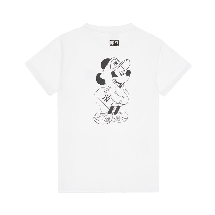 Áo MLB X Disney Short Sleeve T Shirt New York Yankees 31TSK1031-50W - Ảnh 2