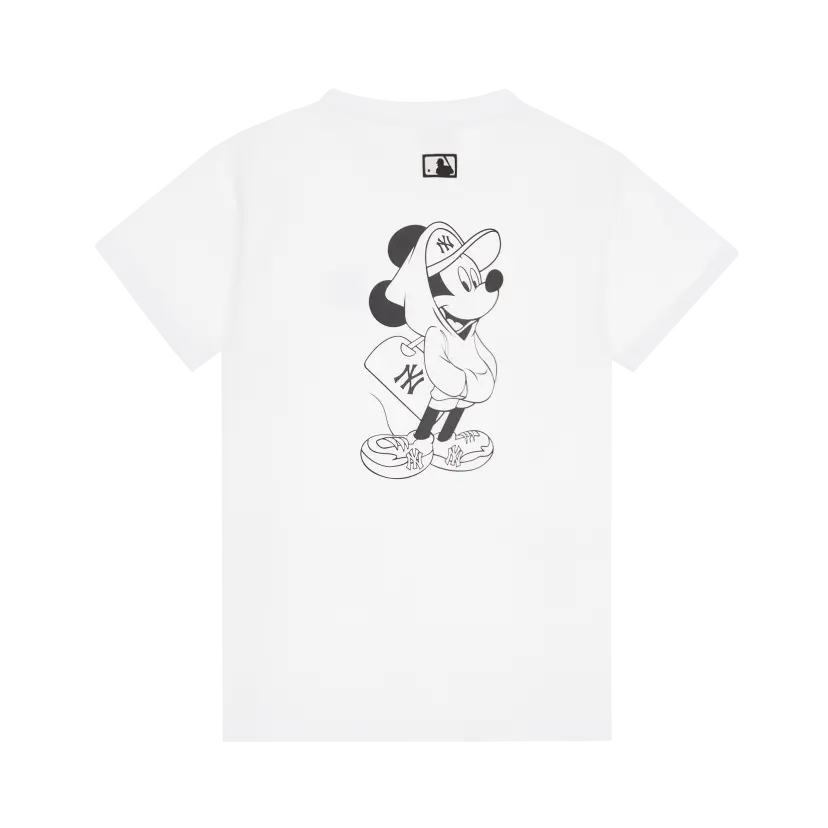 Alternative view of Áo MLB X Disney Short Sleeve T Shirt New York Yankees 31TSK1031-50W