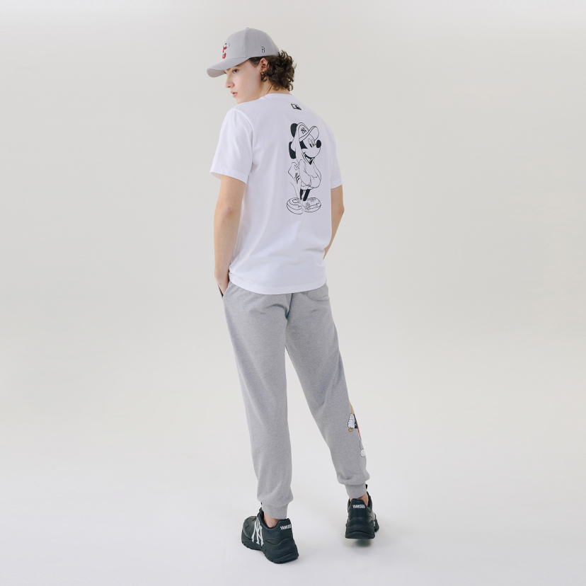 Áo MLB X Disney Short Sleeve T Shirt New York Yankees 31TSK1031-50W - Ảnh 6