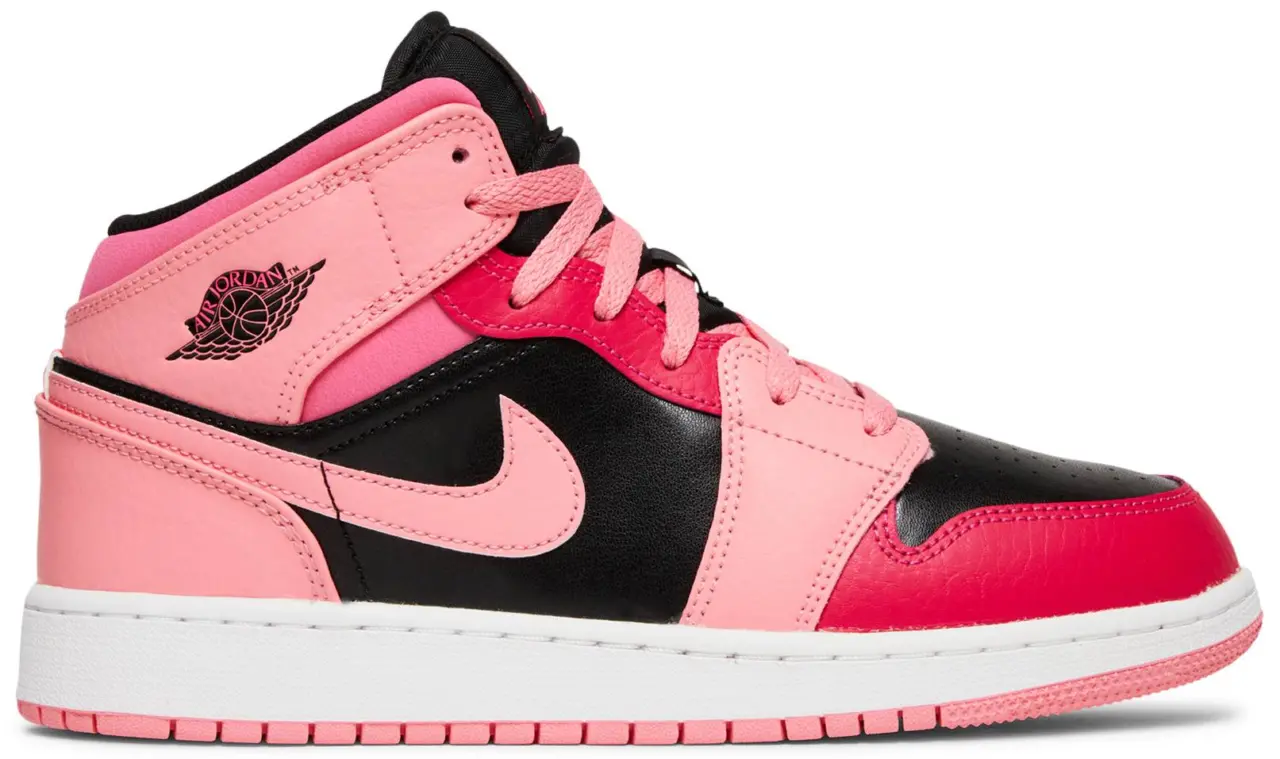 Giày Nike Air Jordan 1 Mid GS 'Coral Chalk' 554725-662
