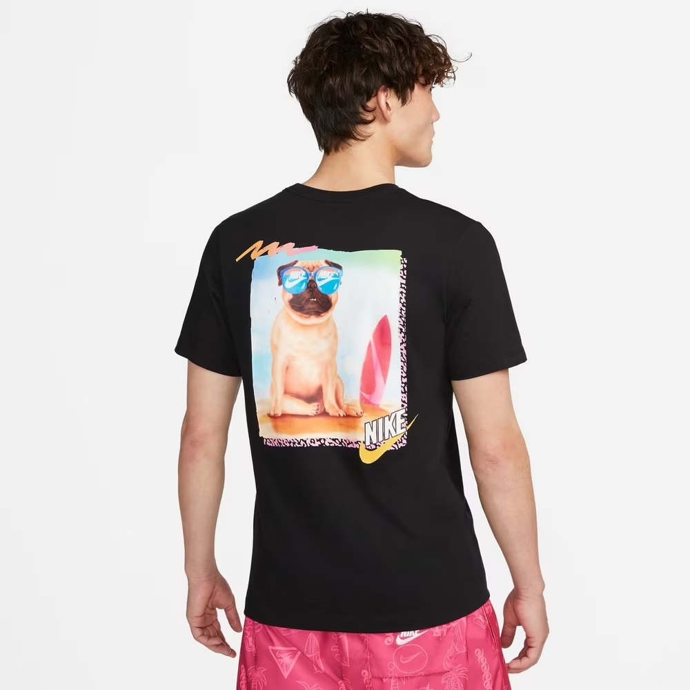 Ao Nike Tee Pug Beach 'Black' FD6637-010