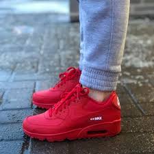 Giày Nike Air Max 90 Leather GS 'University Red' 833412-606 - Ảnh 3