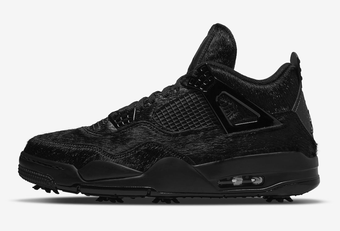 Giày Golf Nike Air Jordan 4 Golf 'Black Cat' CU9981-001 - Ảnh 8