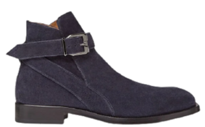 Giày Versace Suede Ankle Boots Navy 1000785-1A00634-1U83B