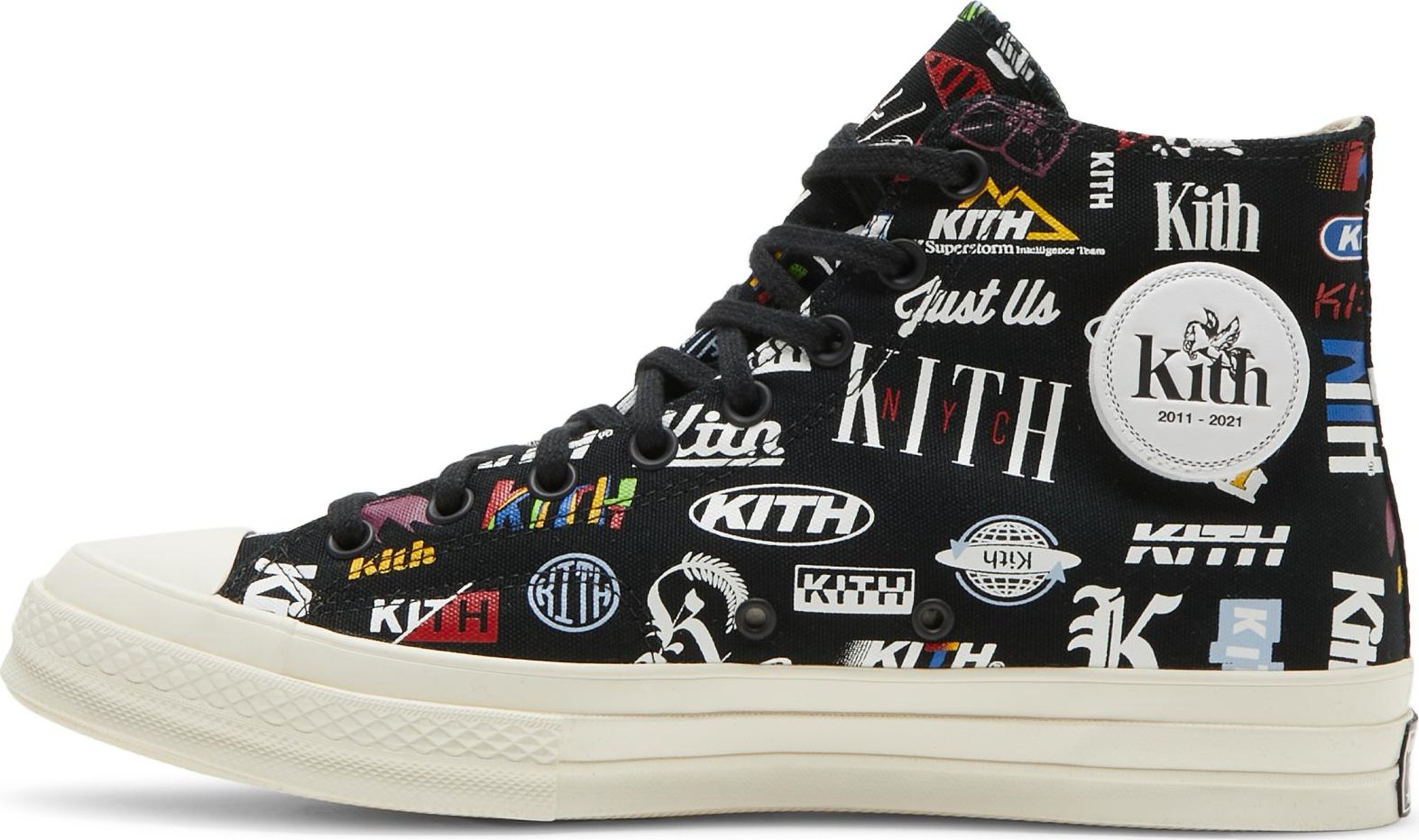 Giay Converse Chuck Taylor All-Star 70 Hi Kith 10 Year Anniversary 'Black' 172465C