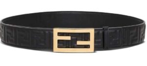 Thắt Lưng Fendi Leather Office Style Elegant Style Logo Belts 8C0615AATRF0KUR
