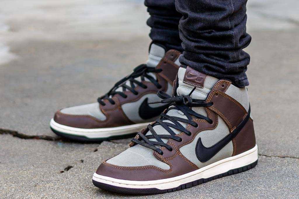 Giày Nike SB Dunk High 'Baroque Brown' BQ6826-201 - Ảnh 3