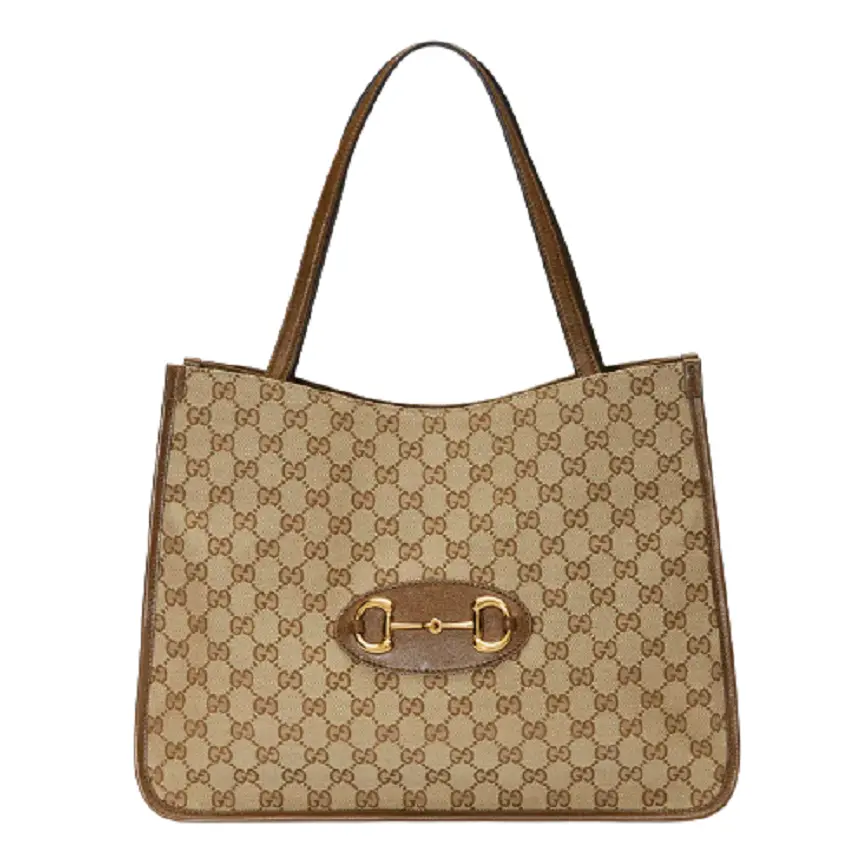 Túi Gucci Horsebit 1955 Tote Original GG Brown 623694-GY5OG-8563