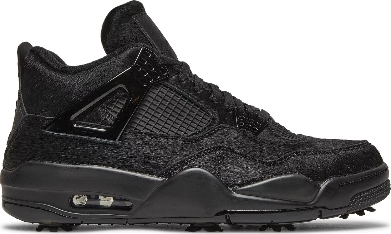 Giày Golf Nike Air Jordan 4 Golf 'Black Cat' CU9981-001
