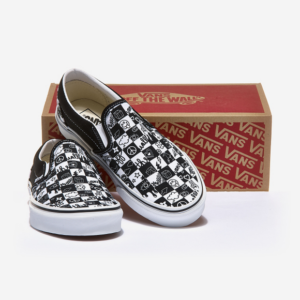 Giay Vans Doodle Checkerboard Slip-On 'Black' VN0A5AO86U6