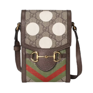 Túi Gucci Horsebit 1955 Mini Beige And Brown Leather 625615-UQHFG-8679