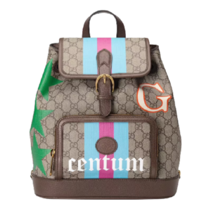 Balo Gucci With Interlocking G Beige And Brown Leather ‎674147-UQHGE-8679