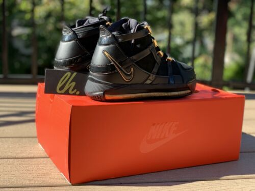 Giày Nike Zoom LeBron 3 Retro 'Metallic Gold' 2018 AO2434-001 - Ảnh 5