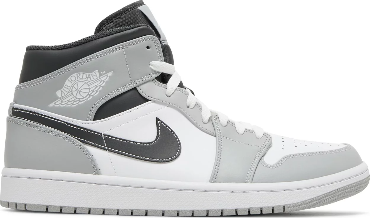 Giay Nike Air Jordan 1 Mid 'Light Smoke Grey' 554724-078
