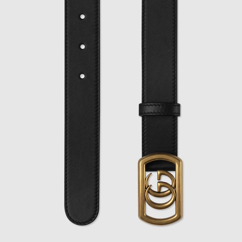 Thắt Lưng Gucci Frame Double G Buckle Belt 575587-AP00T-1000 - Ảnh 3