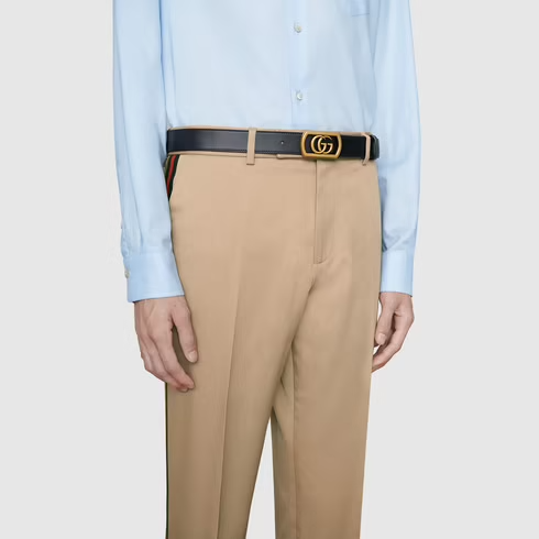 Thắt Lưng Gucci Frame Double G Buckle Belt 575587-AP00T-1000 - Ảnh 5