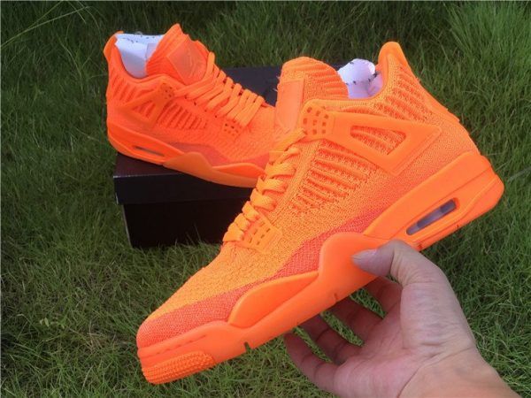 Giày Nike Air Jordan 4 Flyknit 'Total Orange' AQ3559-800 - Ảnh 5