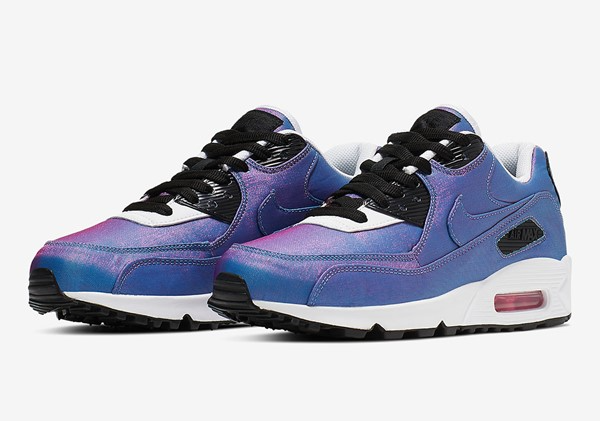 Giày Nike Wmns Air Max 90 SE 'Iridescent Fuchsia' 881105-606 - Ảnh 6