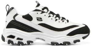 Giày Skechers D'LITES 1.0 'White Black' 894129-WBK