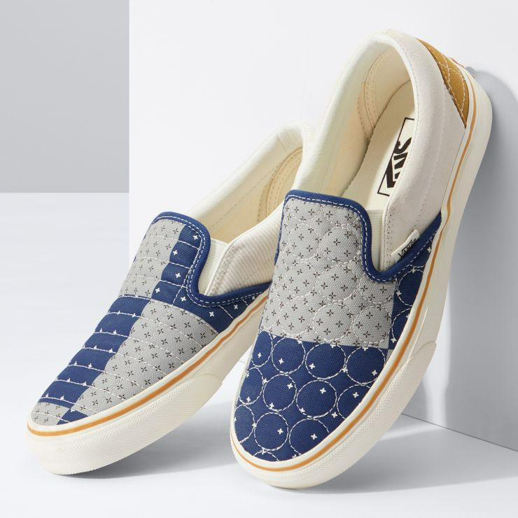 Giay Vans Slip On Skate Bandana Classic 'Quilted Mix' VN0A7VCFBCK