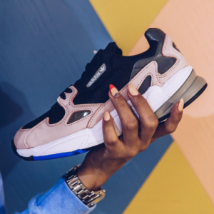 Alternative view of Giày Adidas Wmns Falcon 'Black Pink' B28126