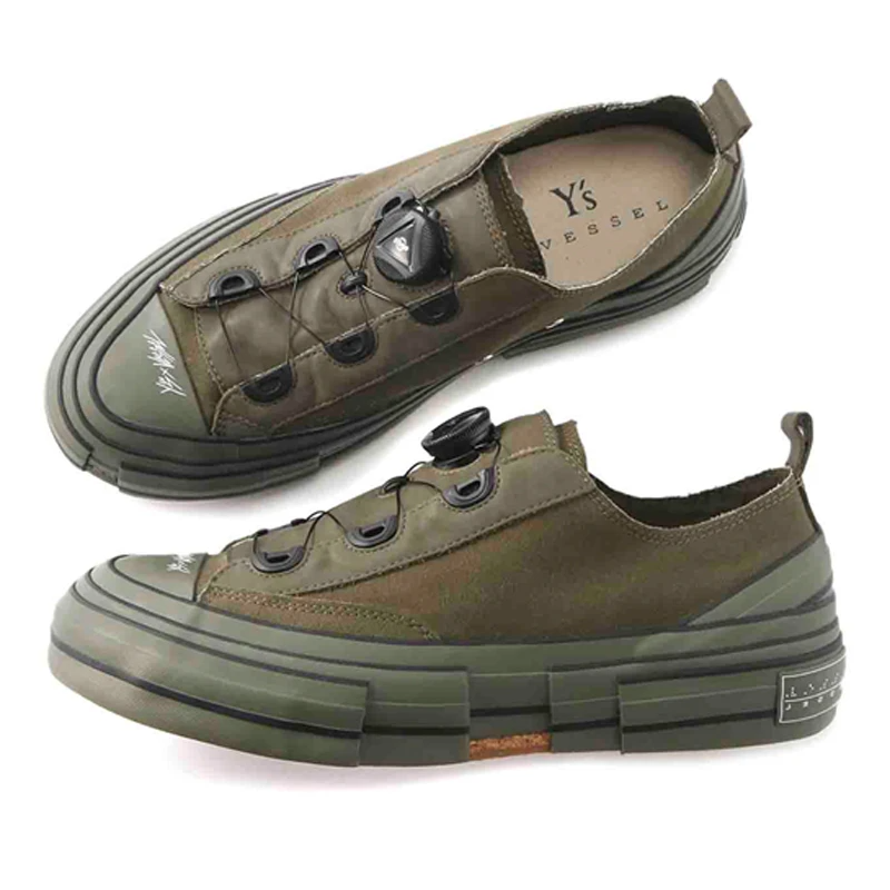 Giày XVESSEL G.O.P. LOWS for Y'S Olive - Ảnh 3