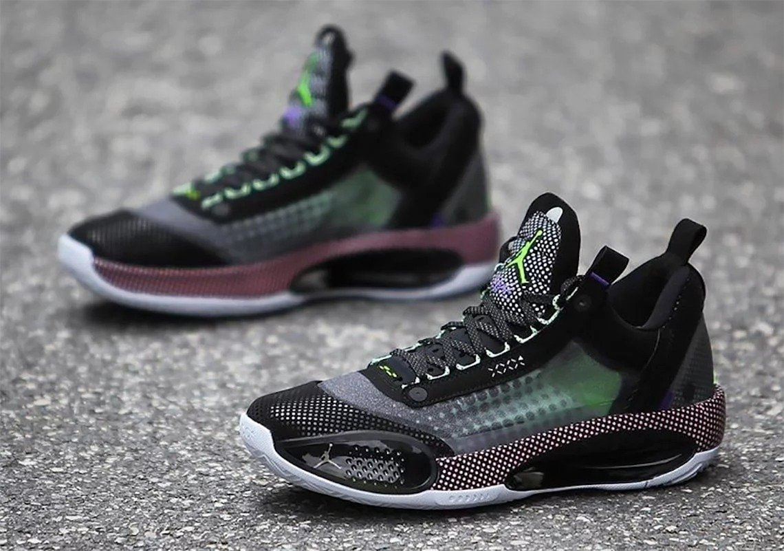 Giày Nike Air Jordan 34 Low PD PF 'Halftone Dots' CZ7751-013 - Ảnh 4